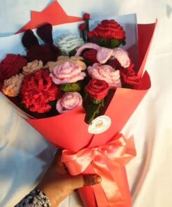 Artisan Crochet Flower Bouquet