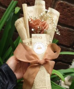 Brown Rose Bouquet (Single)