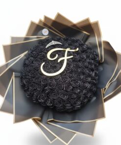 Customize Alphabet Bouquet in Black