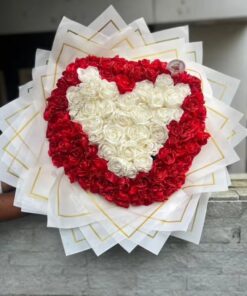 Grand Heart-Shaped Love Bouque